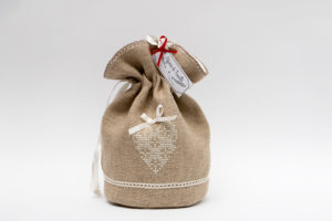 Pochon M - Coeur broderie