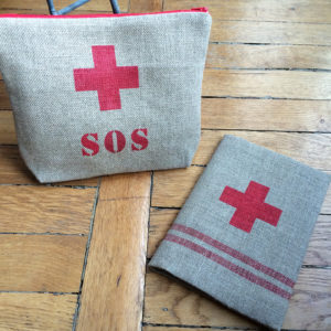 Protège Carnet de Santé en lin