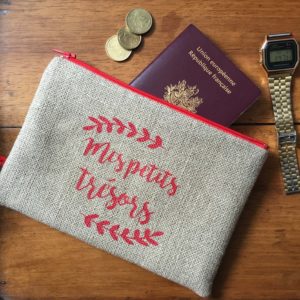 Pochettes "Mes petits trésors" - Rouge