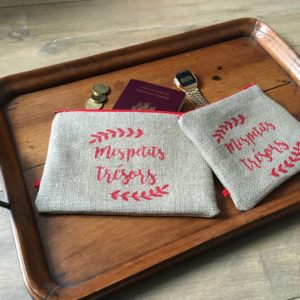 Pochettes "Mes petits trésors" - Rouge