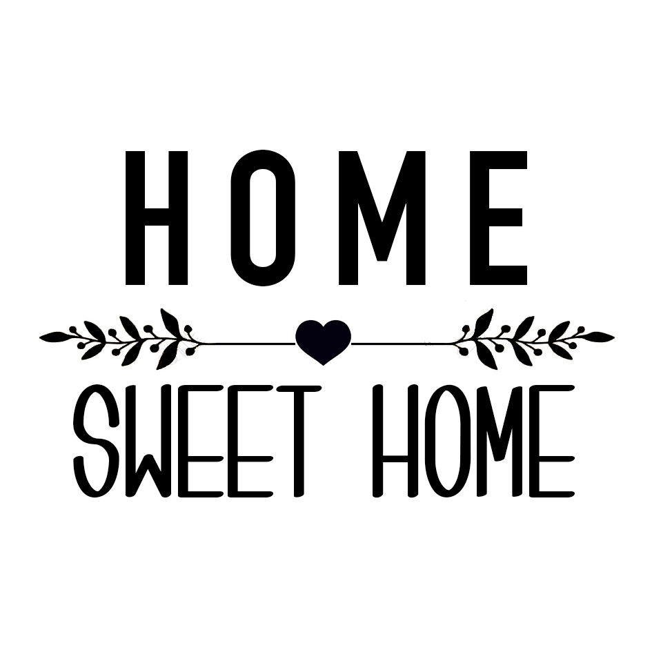 Sticker u0026quot;Home Sweet Homeu0026quot;  Affaires de Famille