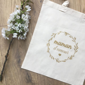 Tote bag Maman "D'amour"
