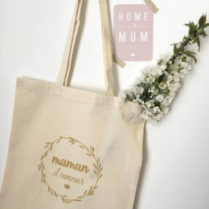 Tote bag Maman "D'amour"