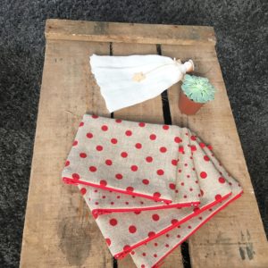 Pochettes Pois Rouge