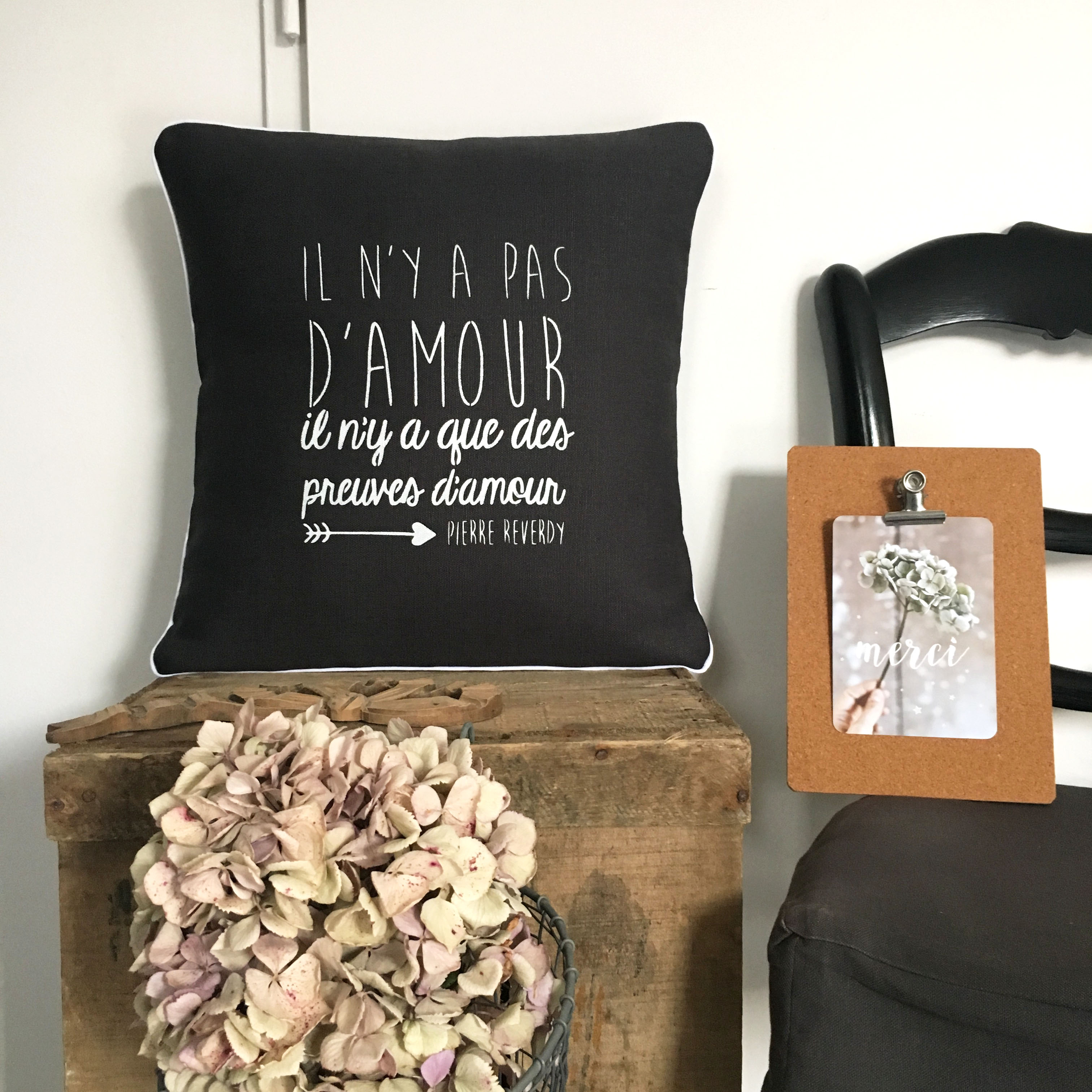 Coussin Lucien 40x60 L'Amour L'Amour L'Amour