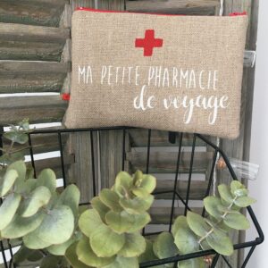 Pochettes lin M & L / Pharmacie