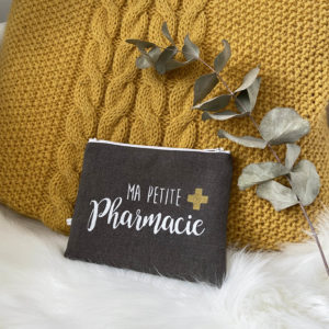Pochettes Pharmacie - Lin kaki