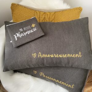 Pochettes Pharmacie - Lin kaki