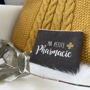 Pochettes Pharmacie - Lin kaki