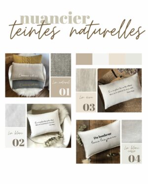 Coussin "Prendre le temps"