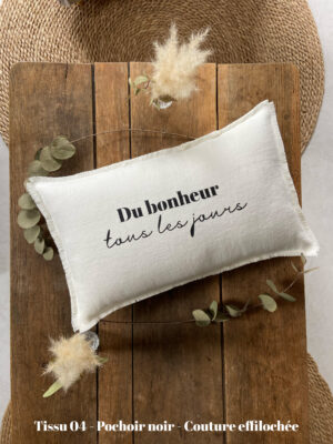 Coussin "Du bonheur tous les jours"