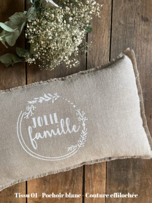 Coussin "JOLIE Famille"